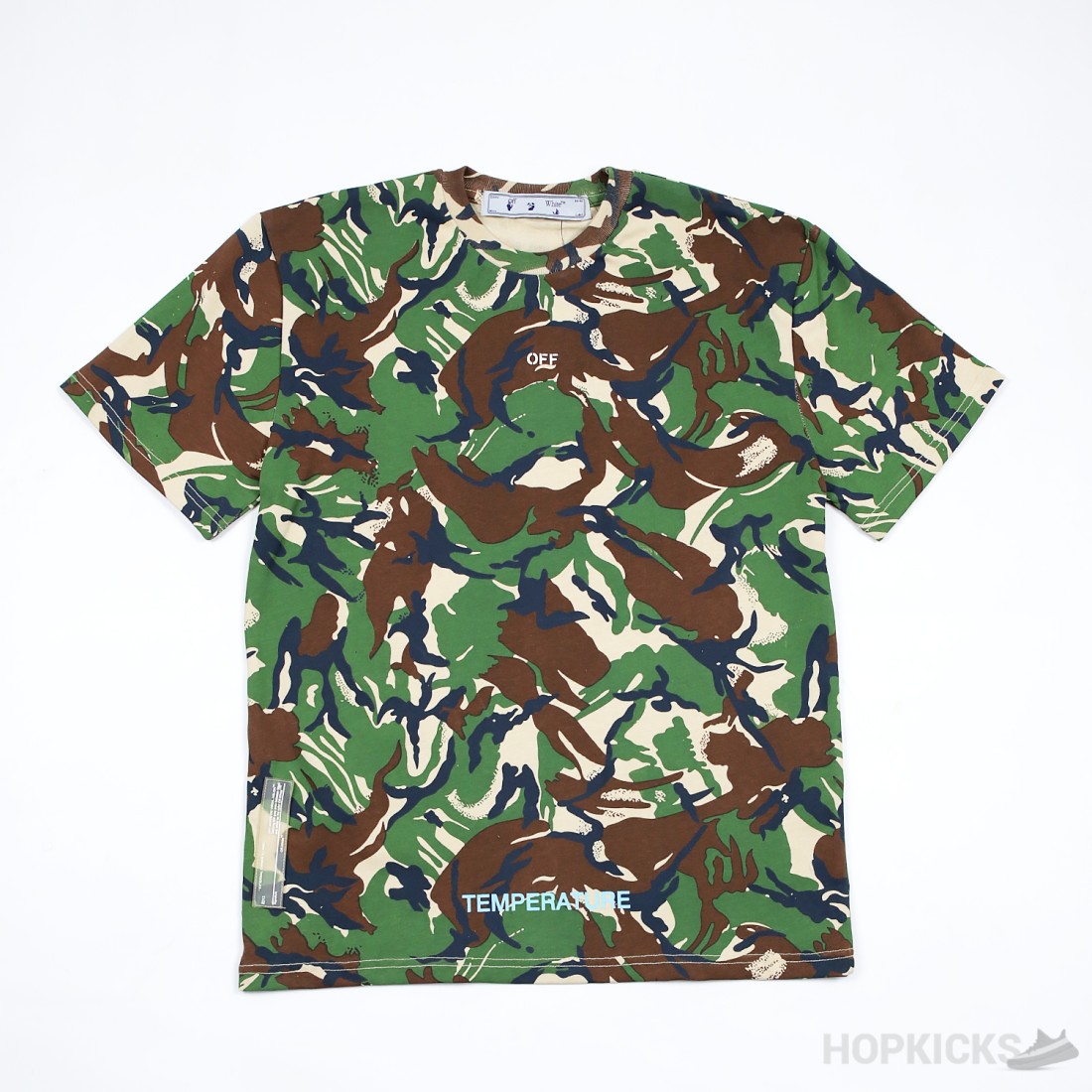 Off white camo t shirt best sale